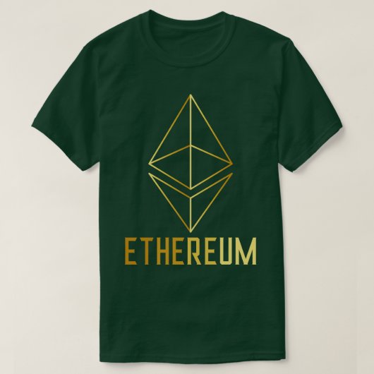 Ethereum Cryptocurrency ETH Blockchain 1 T-shirt (Design voorkant)