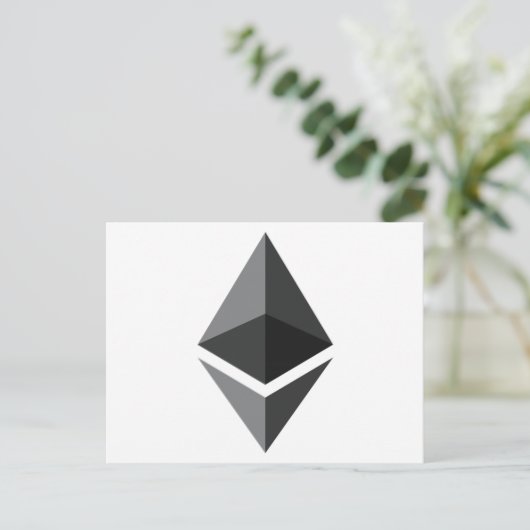 Ethereum - Cryptocurrency Super PAC Briefkaart (Staand voorkant)