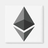 ethereum-cryptovaluta magneet (Voorkant)