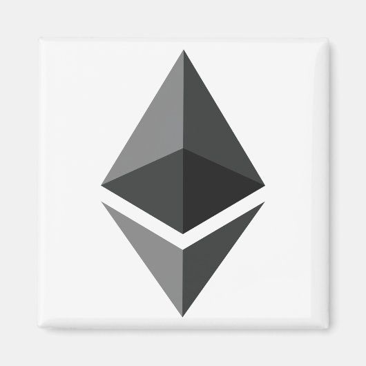 ethereum-cryptovaluta magneet (Voorkant)