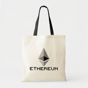 Ethereum ETH 8-bits Logo   Canvas tas