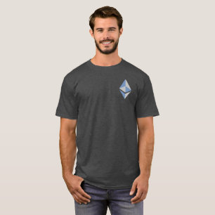 Ethereum ETH Gray & Blue Logo   Shirt