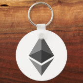 Ethereum ETH Logo | Basis-Sleutelhanger Sleutelhanger (Voorkant)