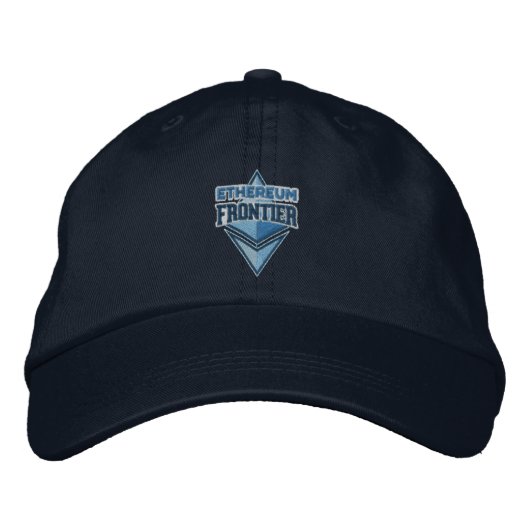 Ethereum Frontier Casquette brodé original (Devant)
