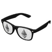 Ethereum Grey Icon Party Retro Lunettes de soleil (Angulaire)