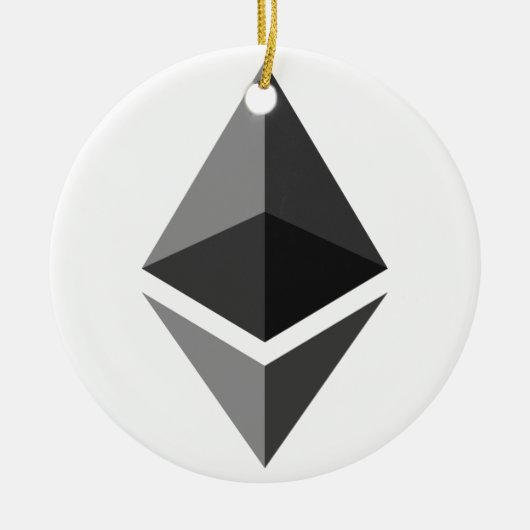 Ethereum Keramisch Ornament (Voorkant)