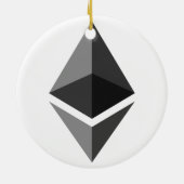 Ethereum Keramisch Ornament (Achterkant)