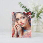 Etherisch Beauty Briefkaart (Staand voorkant)