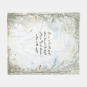 etherisch betoverd bos fleece deken (Voorkant (Horizontaal))