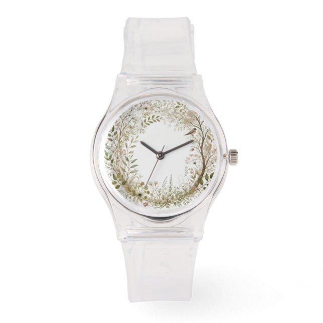 etherisch betoverd bos horloge (Voorkant)