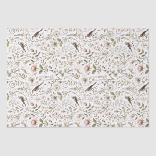 etherisch betoverd bos tissuepapier (Voorkant)