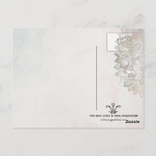 etherisch Briefkaart (Achterkant)