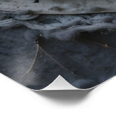 etherisch engelsilhouet perfect poster (Hoek)