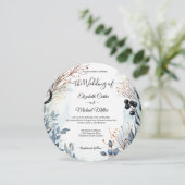 etherisch gevoelig Waterverf sereen gebladerte Kaart (Staand voorkant)