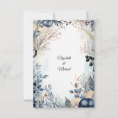 etherisch gevoelig Waterverf sereen gebladerte Kaart (Achterkant)