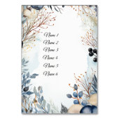 etherisch gevoelig Waterverf sereen gebladerte Kaart (Achterkant)