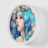  etherisch meisje met bloemen (Hoek)