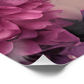 Etherisch meisje met roze sproeten perfect poster (Hoek)