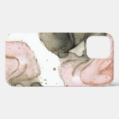Etherisch Moody Roze Zwart Goud Inkt Fantasie Glam Case-Mate iPhone Case (Achterkant (horizontaal))