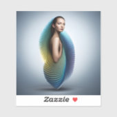 Etherisch ontwaken verwijderbaar vinyl sticker (Vel)