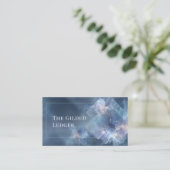 ETHERISCHE Abstracte Floral Moderne Geometrische Visitekaartje (Staand voorkant)