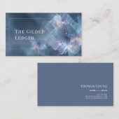 ETHERISCHE Abstracte Floral Moderne Geometrische Visitekaartje (Voorkant / Achterkant)