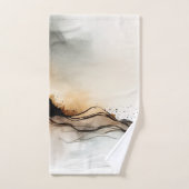 Etherische Abstracte Waterverf Bad Handdoek (Handdoek)