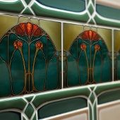 Etherische amberboog keramische Tegel Tegeltje