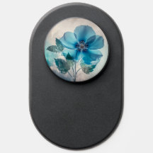 Etherische blauwe bloesem