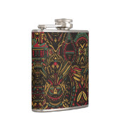 etherische blauwe "kosmische interlock" mystieke k heupfles (Rechts)