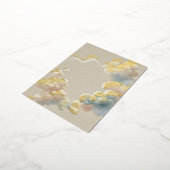 Etherische Bliss Folie Uitnodiging Briefkaart (Gedraaid)