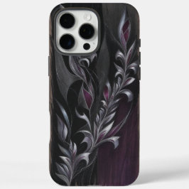 etherische bloei | Dark Floral Art iPhone 16 Pro Max Hoesje