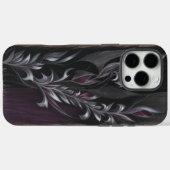 etherische bloei | Dark Floral Art Case-Mate iPhone Case (Achterkant (horizontaal))