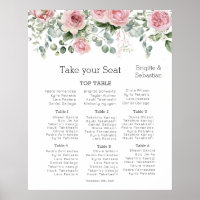 Etherische Blooms Waterverf Bloemen Trouwstoel