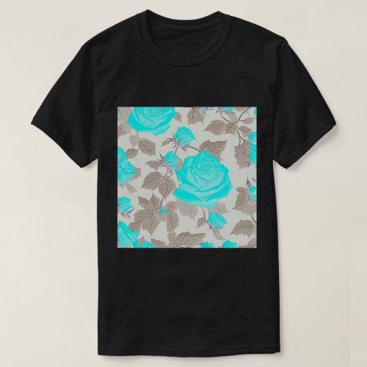 Etherische Blue Ghost-Roos V1 T-shirt (Design voorkant)