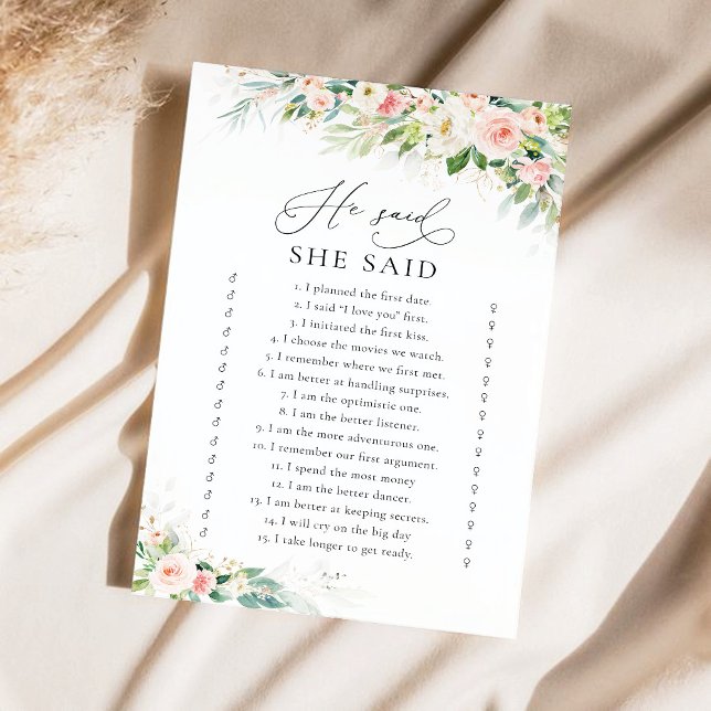 Etherische Blush Pink Roses Vrijgezellenfeest spel (Creator heeft geüpload)