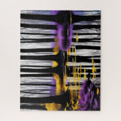 Etherische bosreflectie legpuzzel (Verticaal)