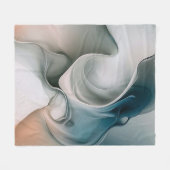 Etherische droomlandschap: rustig Abstract Fleece Deken (Voorkant (Horizontaal))