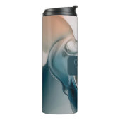 Etherische droomlandschap: rustig Abstract Thermosbeker (Gedraaid links)