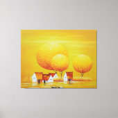 "Etherische elegantie" Canvas Afdruk (Voorkant)