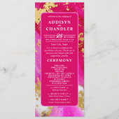 ETHERISCHE ELEGANTIE: Hot Pink Geode-geïnspireerde Programma (Voorkant)