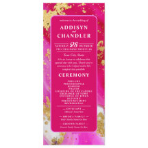 ETHERISCHE ELEGANTIE: Hot Pink Geode-geïnspireerde