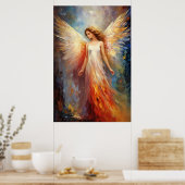 Etherische Engel Art Poster (Keuken)