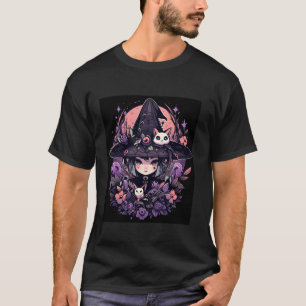 Etherische Enigma Halloween Heks Graphic met lange T-shirt