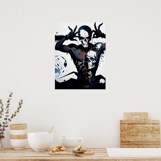 Etherische epitaaf poster (Keuken)