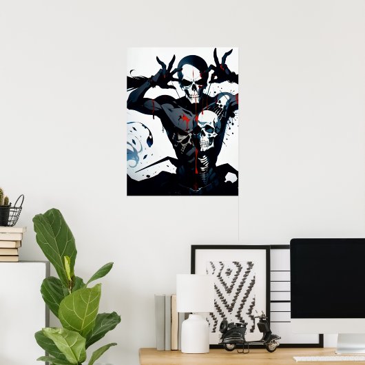 Etherische epitaaf poster (Thuiskantoor)