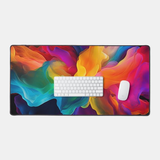 Etherische eruptie bureaumat (Keyboard & Muis)