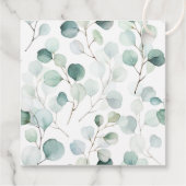 Etherische Eucalyptus groen bruiloft dank u Bedankjes Labels (Achterkant)