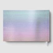 Etherische Fairy Wing Gown | Rainbow Pastel Sheen Gastenboek (Achterkant)