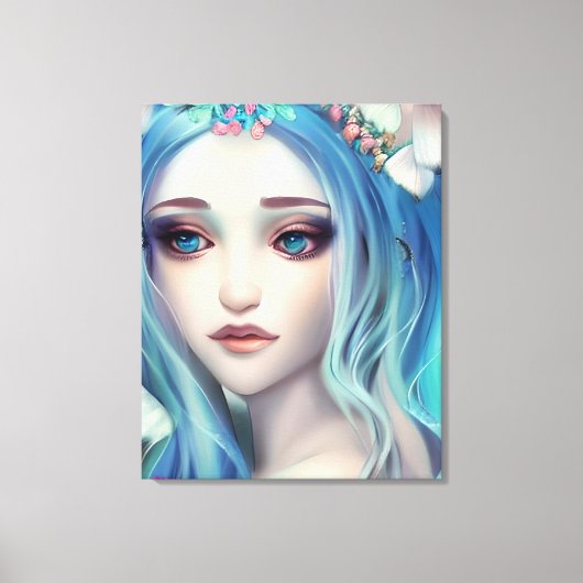 Etherische fantasy kunst | Mooie fee verjaardag Canvas Afdruk (Voorkant)